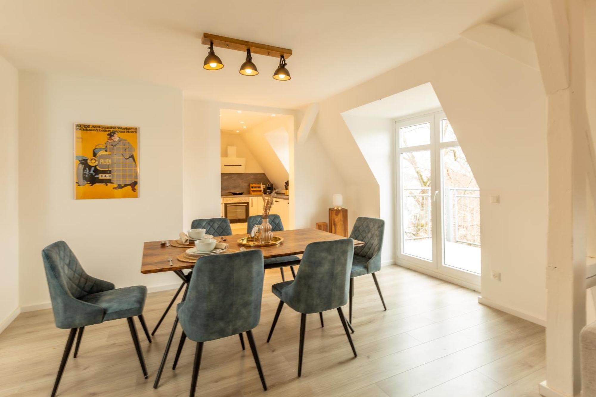 Soulscape Apartments Zwickau Kompakter Loft-Wohnraum Mit Lift Direkt In Die Wohnung, Modern, Zentrumsnah, Gratis Wifi Exteriér fotografie